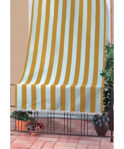Ferramenta1.com | Tenda da sole rio 140xh300 cm rigato giallo - PZ 1
