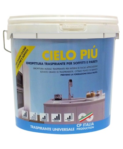 Ferramenta1.com | Idropittura semilavabile cielo pi  5 l - PZ 1