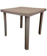 Ferramenta1.com | Tavolo resina figaro 80x80xh72 cm tortora - PZ 1
