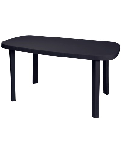 Ferramenta1.com | Tavolo garden otello cm.136x82x72h antracite - PZ 1