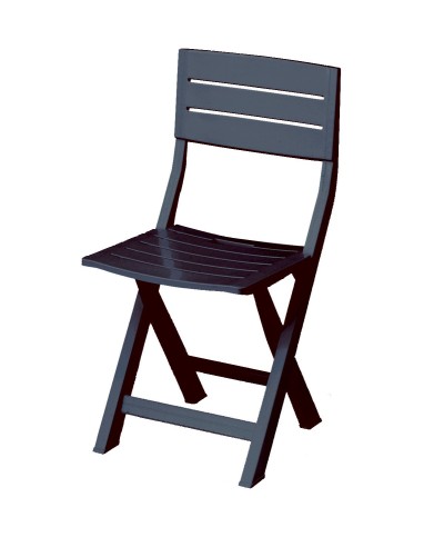 Ferramenta1.com | Sedia resina gilda pieghevole antracite - PZ 4