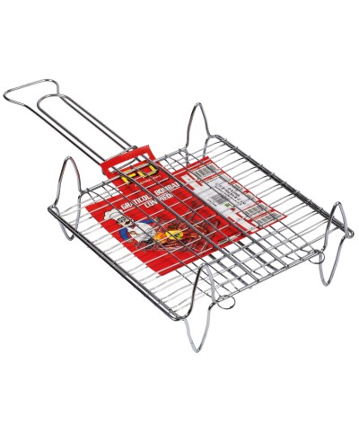Ferramenta1.com | Graticola doppia bombata con piedi 27x27 cm - PZ 1