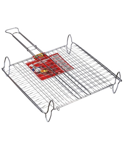 Ferramenta1.com | Graticola doppia bombata con piedi 37x27 cm - PZ 1