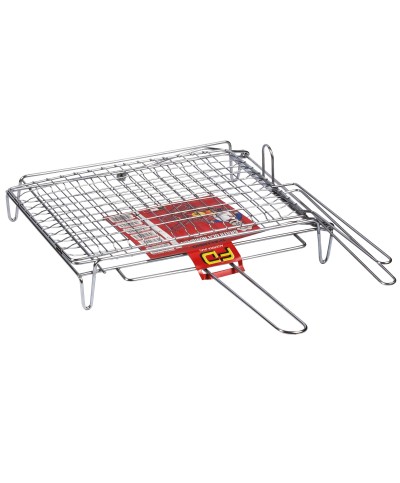 Ferramenta1.com | Graticola doppia ribaltabile con piedi 40x30 cm - PZ 1