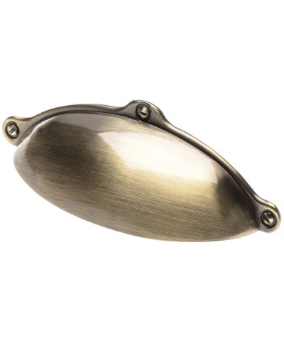 Ferramenta1.com | Maniglia zama rjm 0127 conchiglia antic 95x40 mm - PZ 1