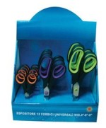 Ferramenta1.com | Espositore 12 forbici universali 100  150  200  mm - CF 1