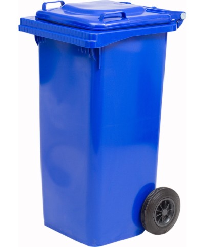 Ferramenta1.com | Pattumiera 120 l con ruote blu mp - PZ 1