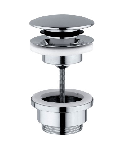 Ferramenta1.com | Piletta click clack d 1.1/4 c/troppo pieno 0-80 mm - PZ 1