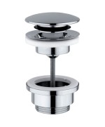 Ferramenta1.com | Piletta click clack d 1.1/4 c/troppo pieno 0-80 mm - PZ 1