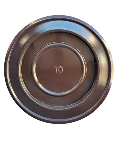 Ferramenta1.com | Rosone per tubo di stufa d 10 cm marrone - PZ 1