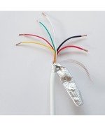 Ferramenta1.com | Cavo allarme antifurto 4 fili sez 2x0,22+2x0,50 mm - MT 100