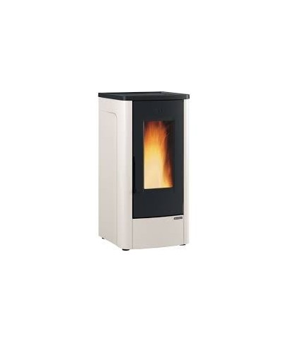 Ferramenta1.com | Stufa pellet canaliz 10 kw dahiana plus 5.0 avorio - PZ 1