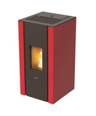 Ferramenta1.com | Stufa pellet ventil  6.5kw ketty 5.0 bordeaux - PZ 1