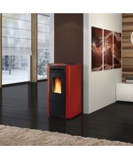 Ferramenta1.com | Stufa pellet ventil  6.5kw ketty 5.0 bordeaux - PZ 1