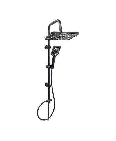 COLONNA DOCCIA C/SOFF E DOCC LX-4002 NERO OP GROENLANDIA
