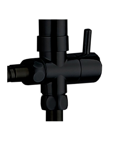 DEVIATORE COLONNA DOCCIA LX-4001 NERO OP GROENLANDIA