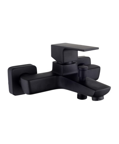 SERIE ELEGANT GRUPPO VASCA MISCELATORE NERO OPACO