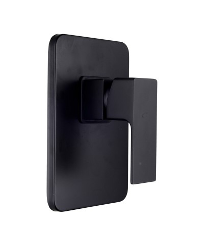 SERIE ELEGANT MISCELATORE INCASSO DOCCIA NERO OPACO