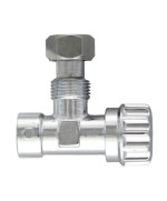 RUBINETTO CROMATO P/CASSETTA WC D 3/8**