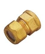 RACCORDO OTTONE DIRITTO BICONO FEMM GAS 16X1/2