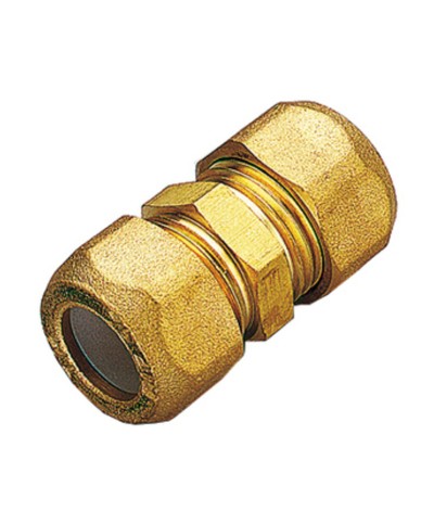 RACCORDO OTTONE DIRITTO DOPPIO BICONO 12X1/2 PES