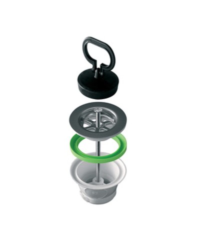 PILETTA P/LAVELLO INOX D 70 MM  1.1/2**