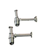 SIFONE A BOTTIGLIA OTTONE CROMATO D 1.1/4*