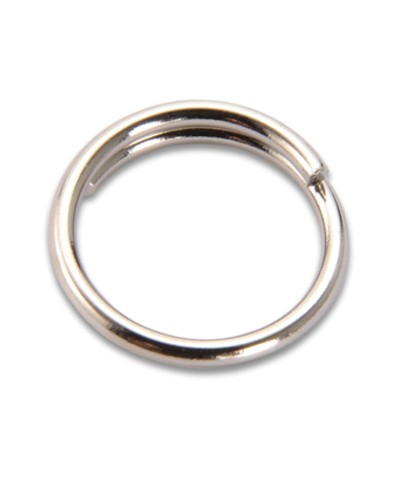 ANELLO P/CATENA A PERLINE OTTONE NICHEL D 14 MM