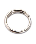 ANELLO P/CATENA A PERLINE OTTONE NICHEL D 14 MM