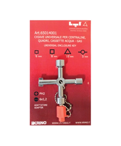CHIAVE UNIVERSALE P/CASSETTE CONTATORI