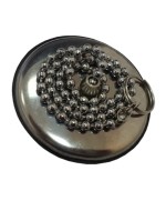 TAPPO P/SANITARI C/PLACCA INOX D 31 MM**