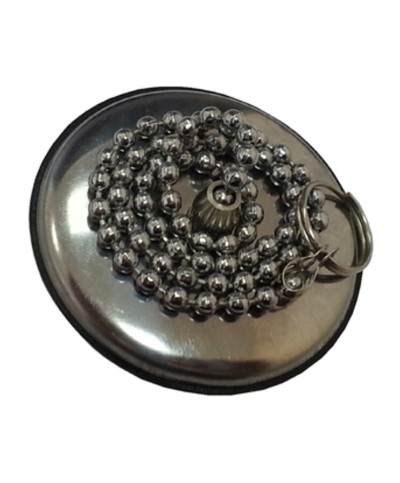 TAPPO P/SANITARI C/PLACCA INOX D 40 MM**