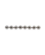 CATENA A PERLINE OTTONE NICHELATO D 3,5 MM
