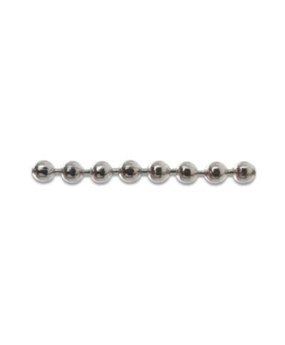 CATENA A PERLINE OTTONE NICHELATO D 4,0 MM