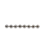CATENA A PERLINE OTTONE NICHELATO D 4,0 MM