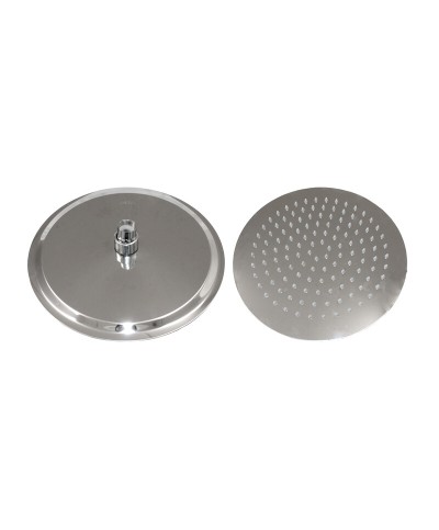 SOFFIONE DOCCIA INOX TONDO D 250 MM
