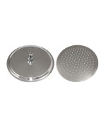 SOFFIONE DOCCIA INOX TONDO D 250 MM
