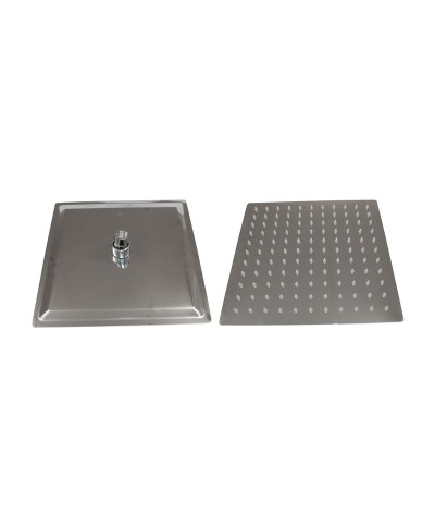 SOFFIONE DOCCIA INOX QUADRO 200X200 MM