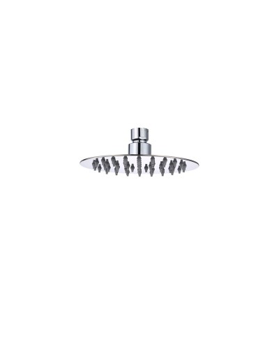 SOFFIONE DOCCIA INOX TONDO D 200 MM GROENLANDIA
