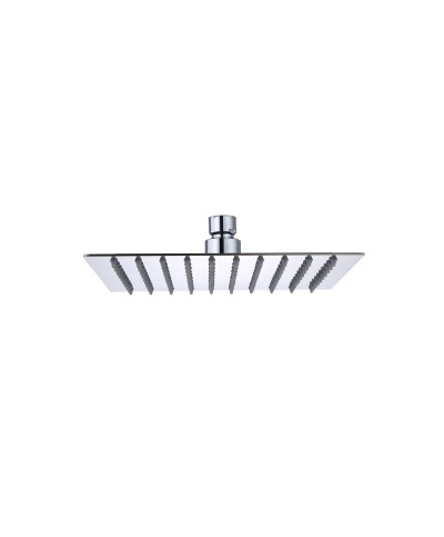 SOFFIONE DOCCIA INOX QUADRO 20X20 CM GROENLANDIA