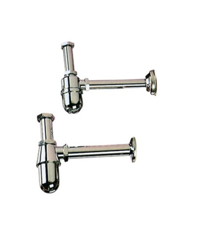 BL SIFONE A BOTTIGLIA OTTONE CROMATO D 1 1/4