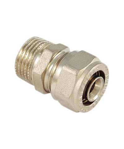 RACCORDO DIRITTO MASCHIO 16X1/2 P/MULTISTR