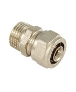 RACCORDO DIRITTO MASCHIO 20X1/2 P/MULTISTR