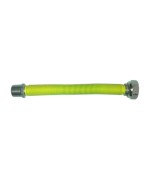 RACCORDO INOX ESTENS GAS 3/4 MAS/FEM 200-400 GIALLO