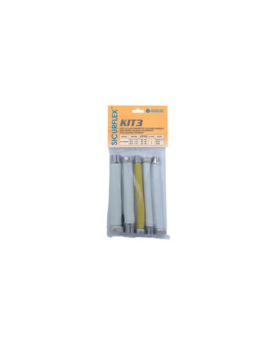SET 5 RACCORDI INOX ESTENSIBILI 1/2 GAS  P/CALDAIA