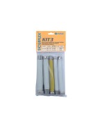 SET 5 RACCORDI INOX ESTENSIBILI 1/2 GAS  P/CALDAIA
