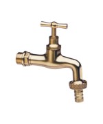 PL RUBINETTO OTTONE LUCIDO C/PORTAGOM D 1/2