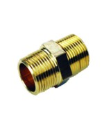 IDRAULICA-VITE DOPPIA 280 OTTONE GIALLO D  1 NIPPLO